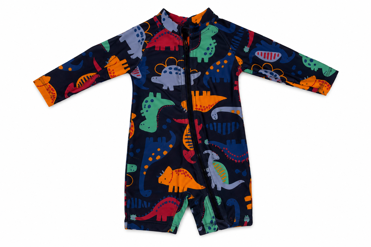 Baby Dinosaur Long Sleeve Swim Suit