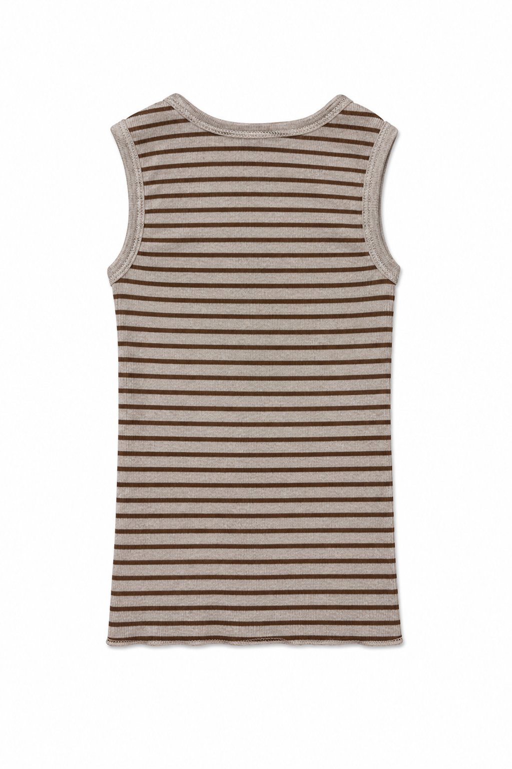 Baby Neutral Stripe Rib Tank