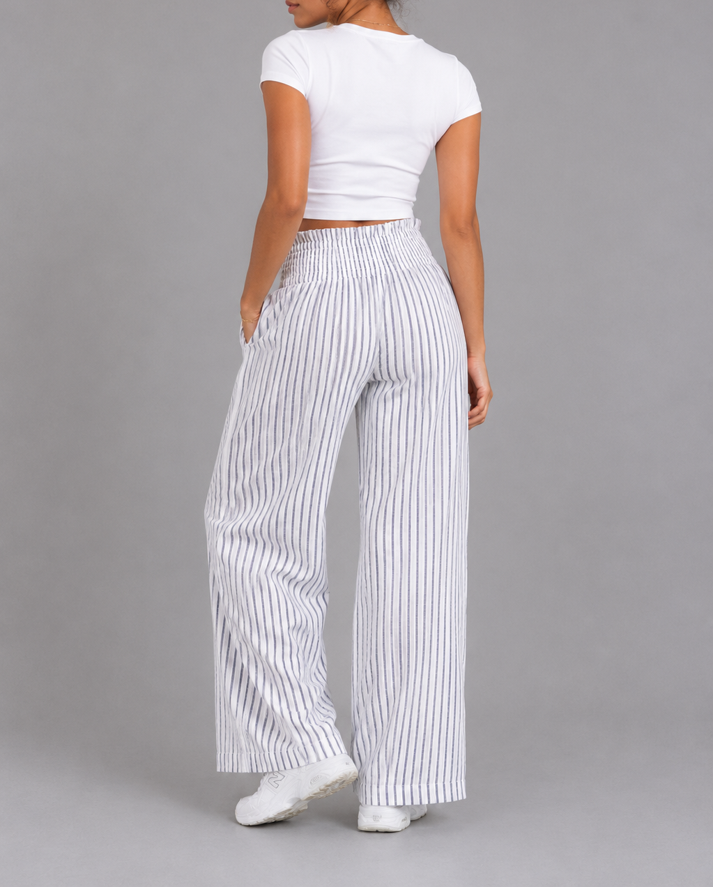 Striped Wide Leg Pants