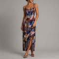 Abstract Print Dress
