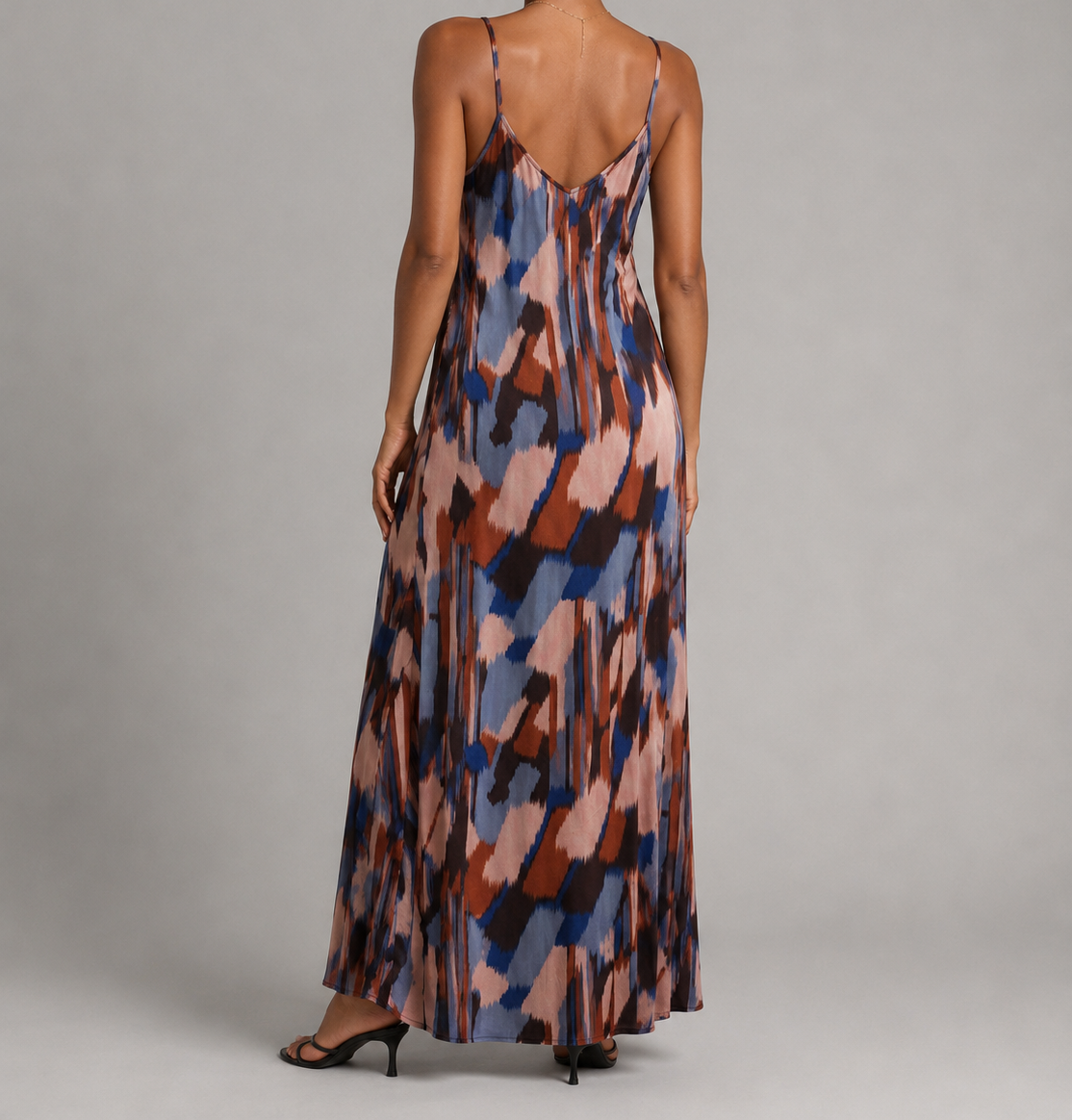 Abstract Print Dress