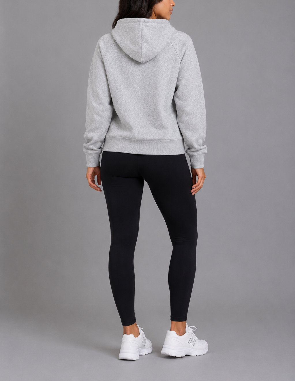 Active Grey Longline Hoodie