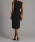 Sleeveless Keyhole Midi Dress