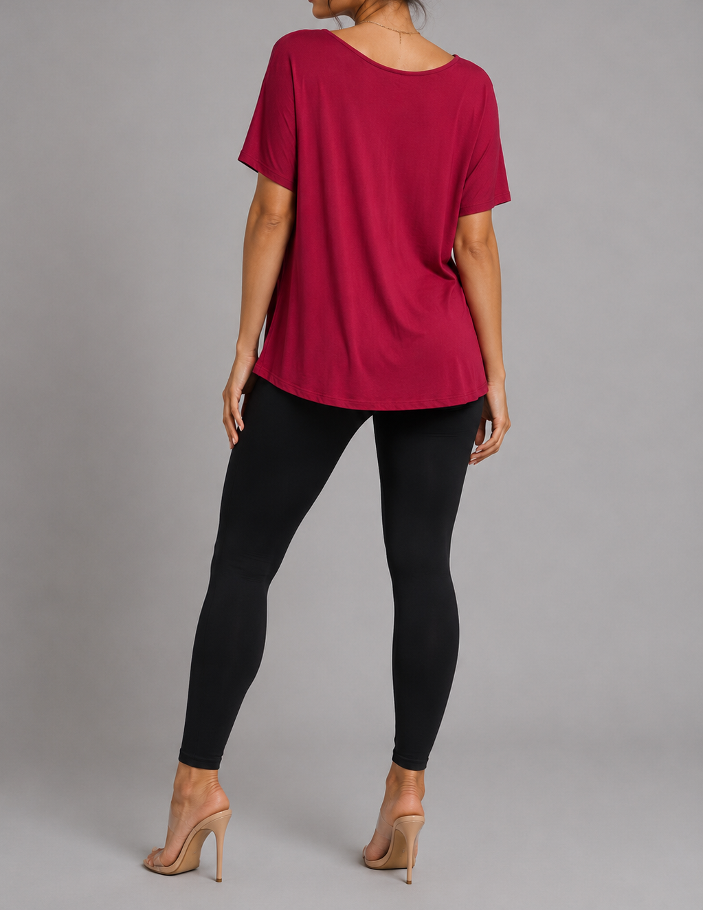 Criss Cross V Neck Top