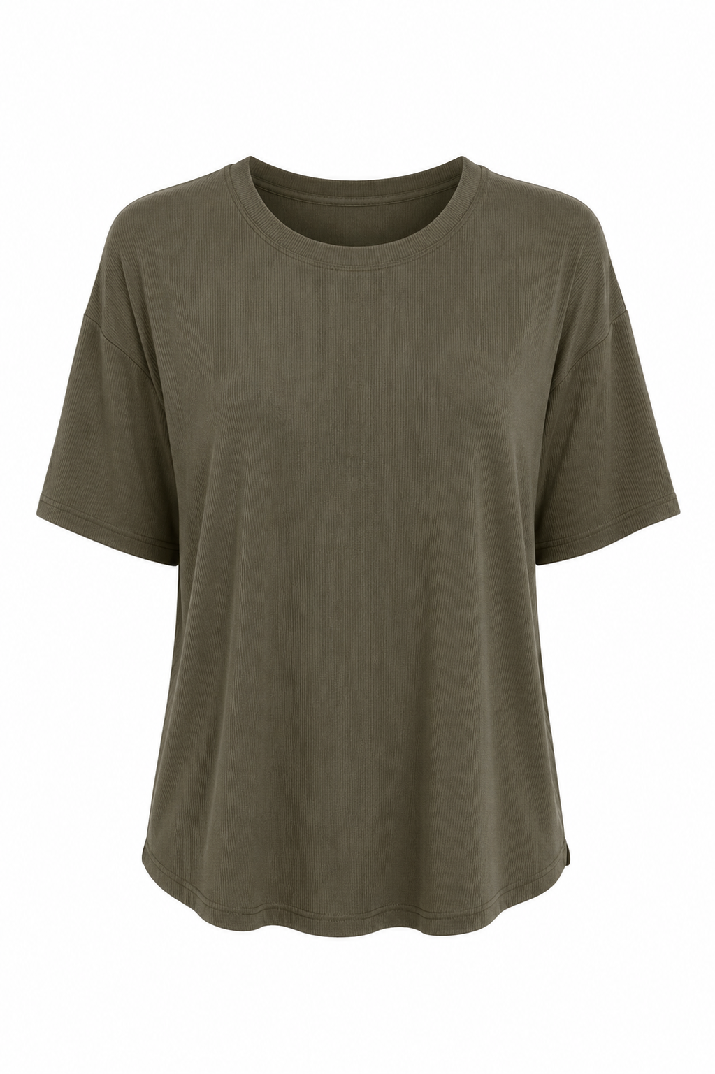 Khaki Ribbed Shirt