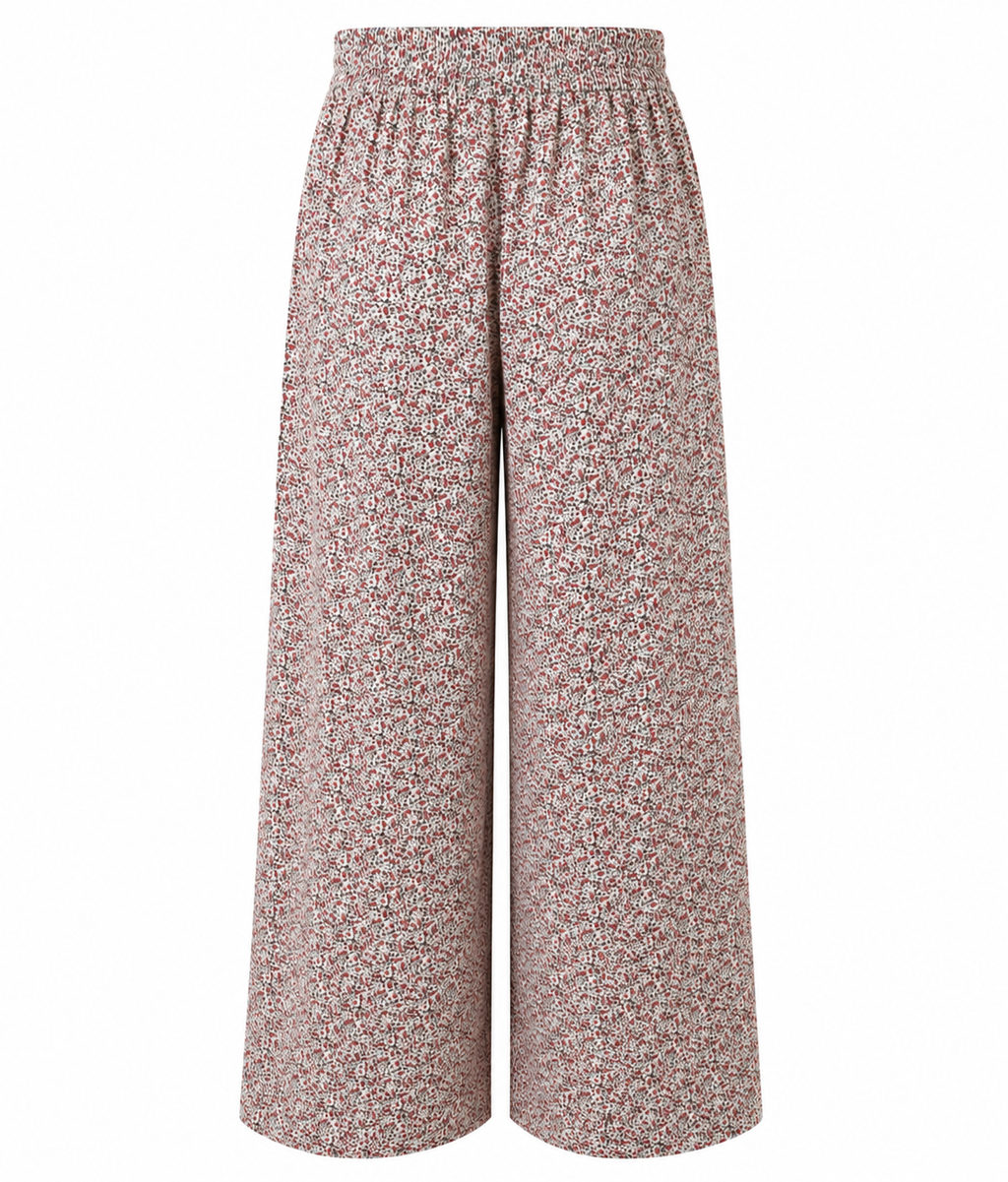 Floral Wide Leg Pants
