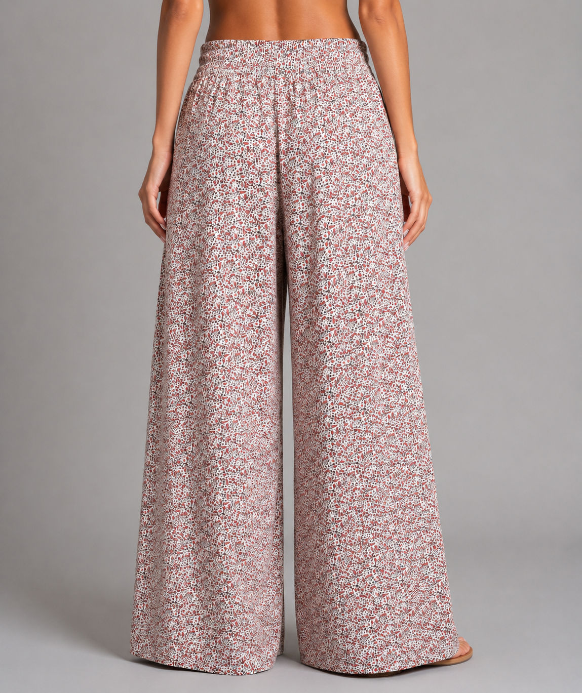 Floral Wide Leg Pants