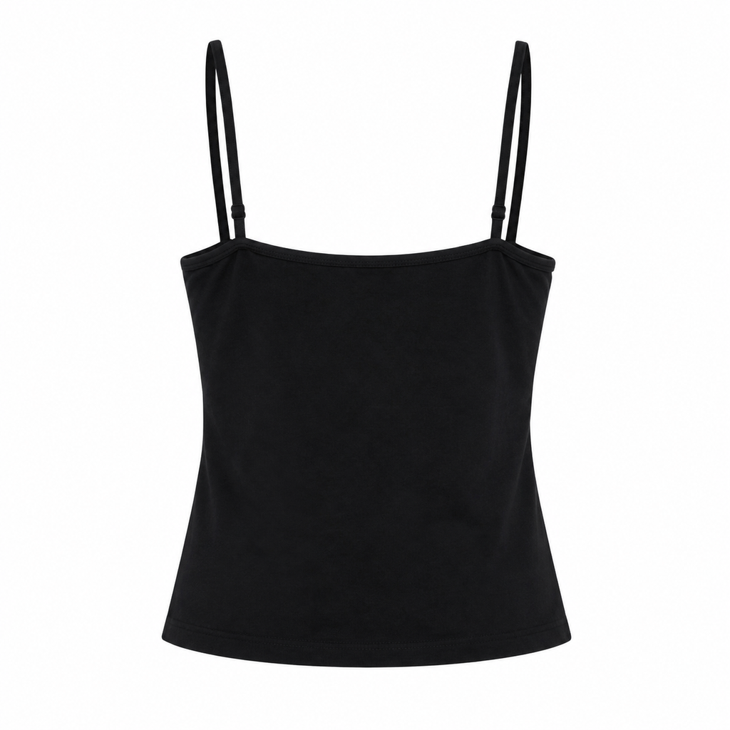 Black Neck Singlet