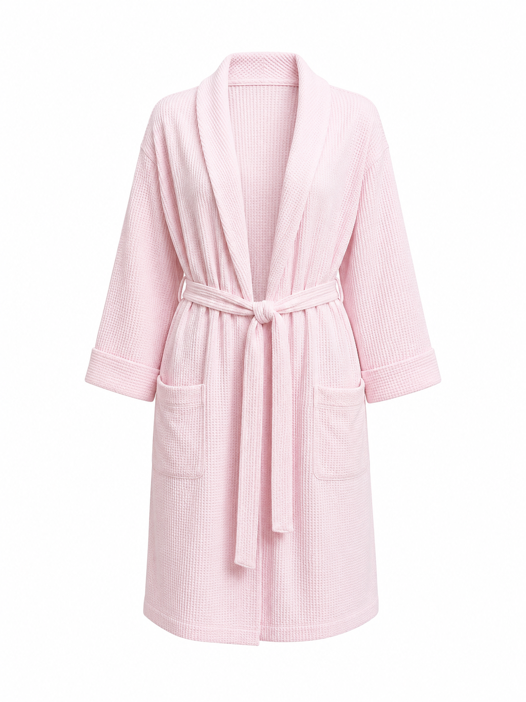 Light Pink Waffle Robe