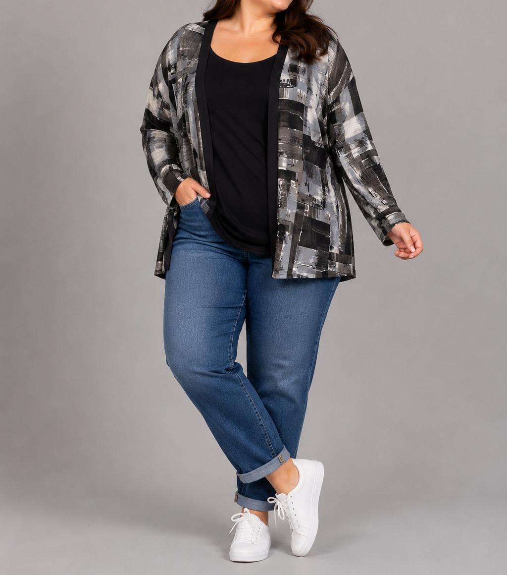 Equus Printed Layered Top