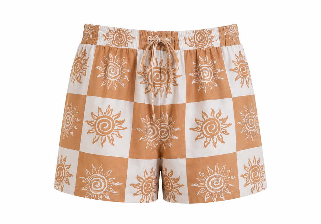 Sun Print Shorts
