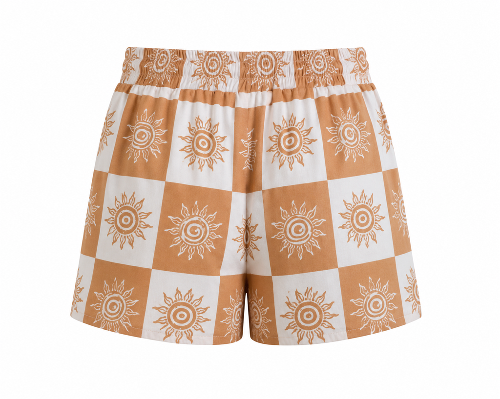 Sun Print Shorts