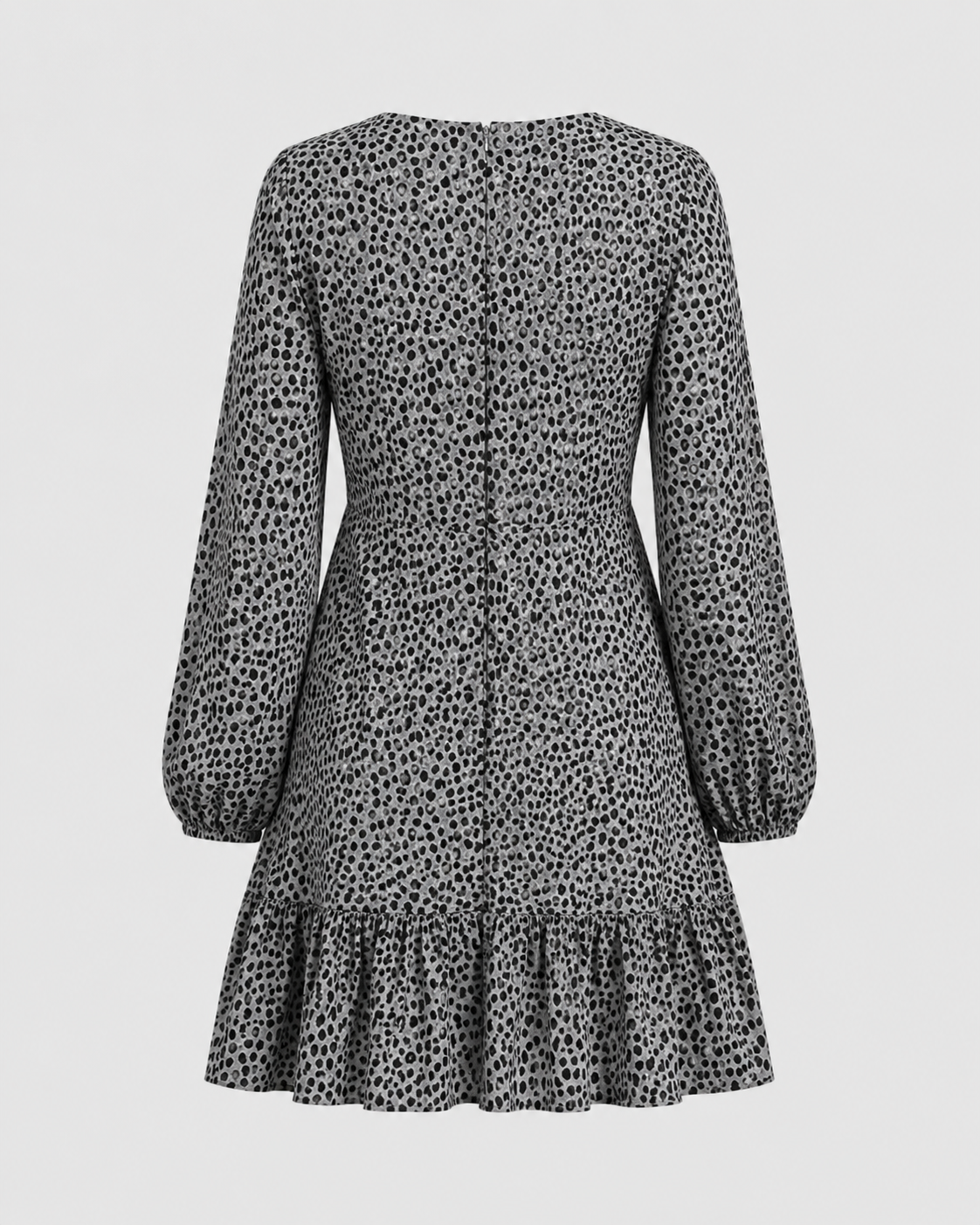 Spot Print Mini Dress