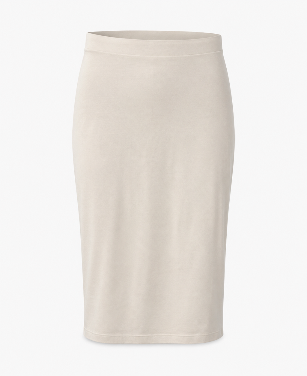 White High Waisted Pencil Skirt