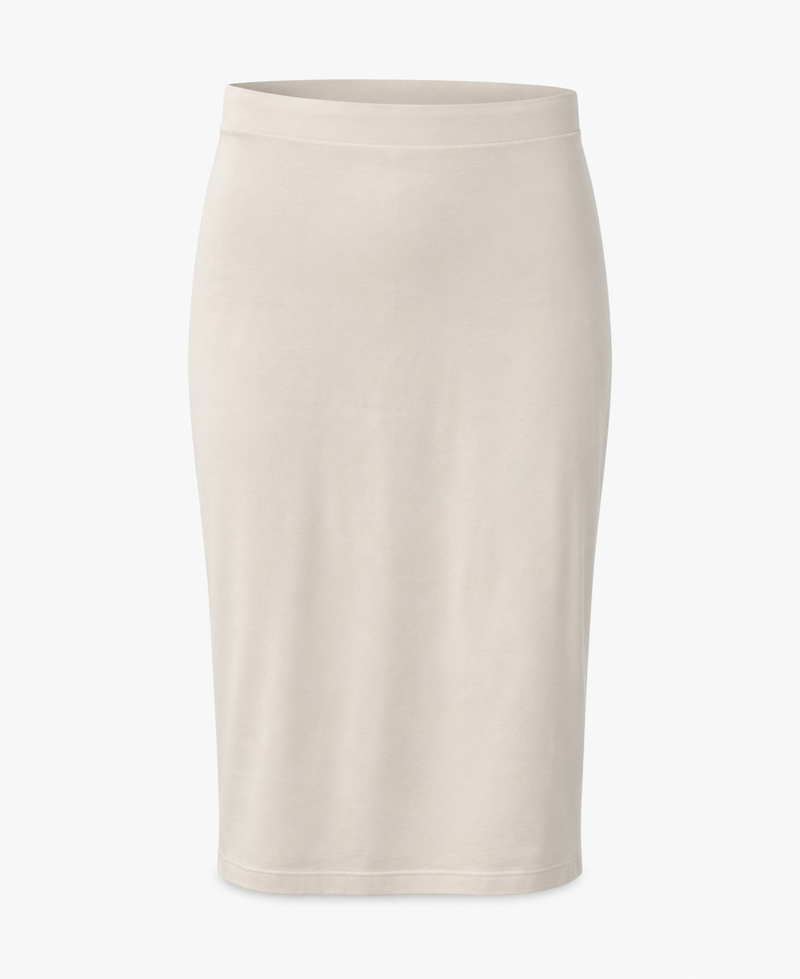 White High Waisted Pencil Skirt