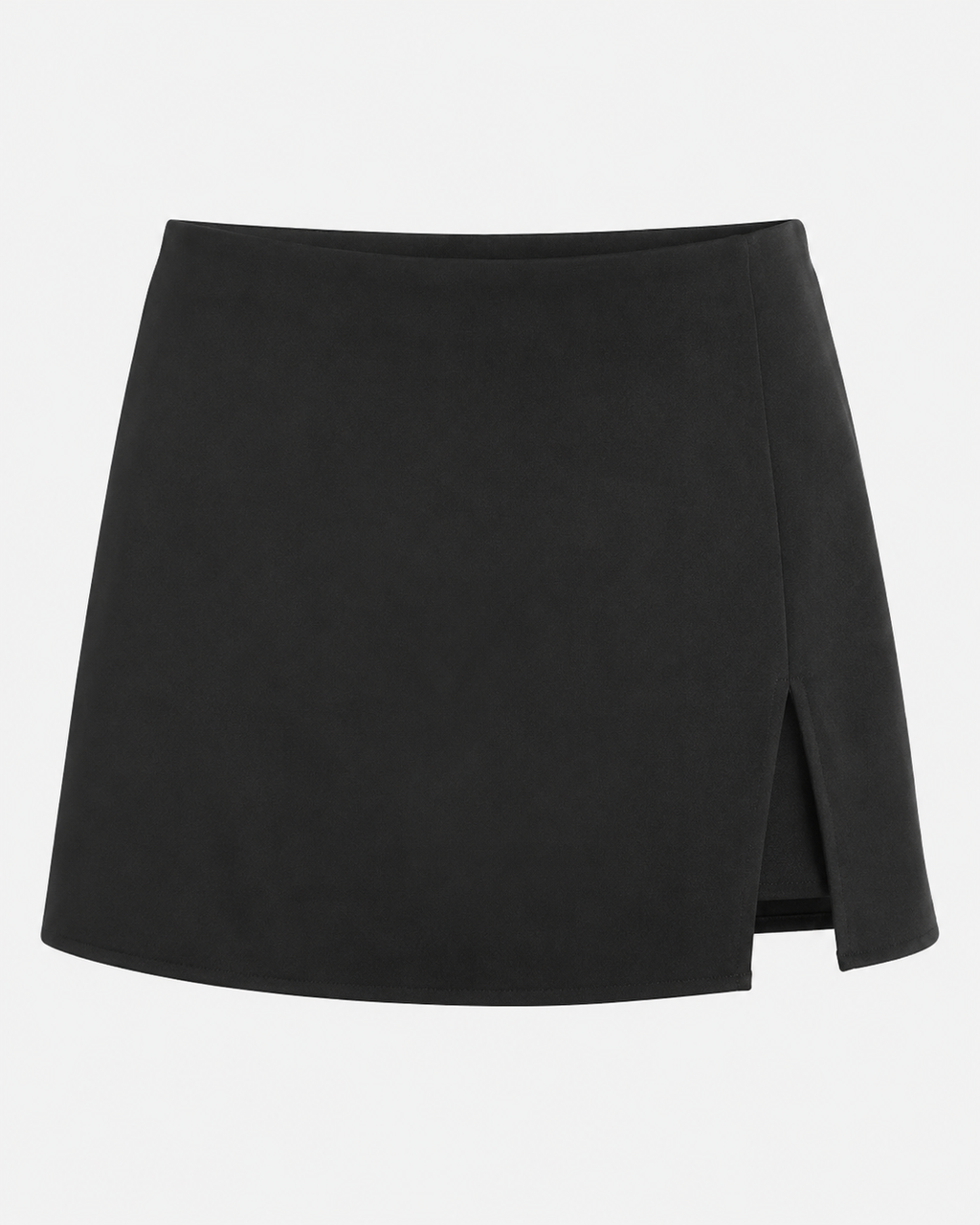 Black Asymmetric Skort