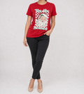 Red Christmas Santa Graphic Shirt