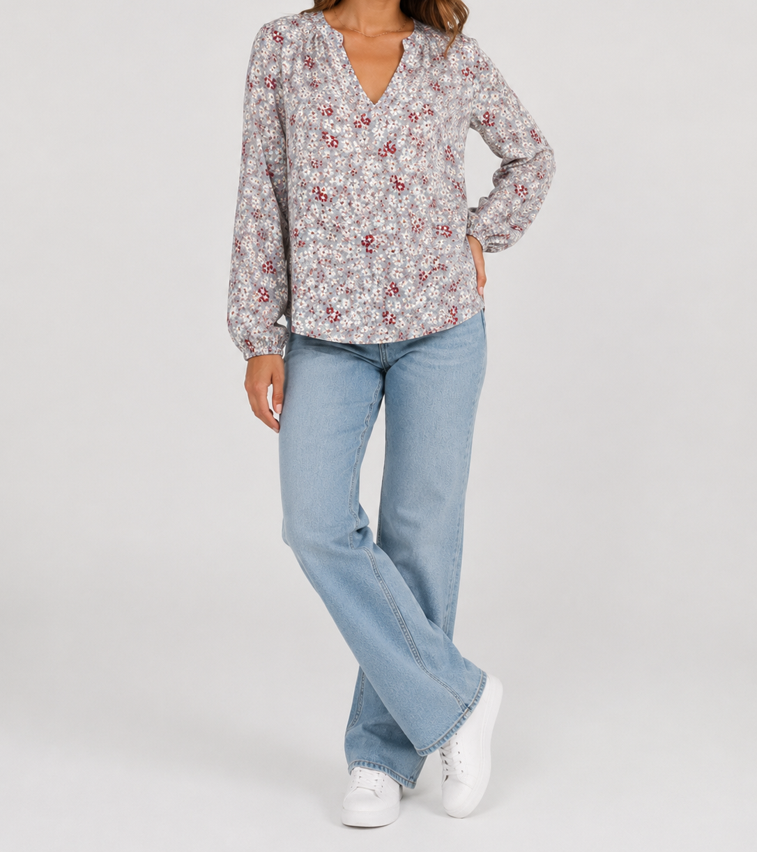 Women’s Floral Long Sleeve Blouse