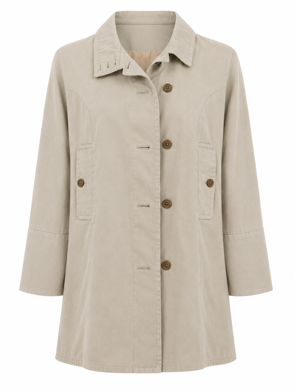 Women’s Light Grey Longline Jacket
