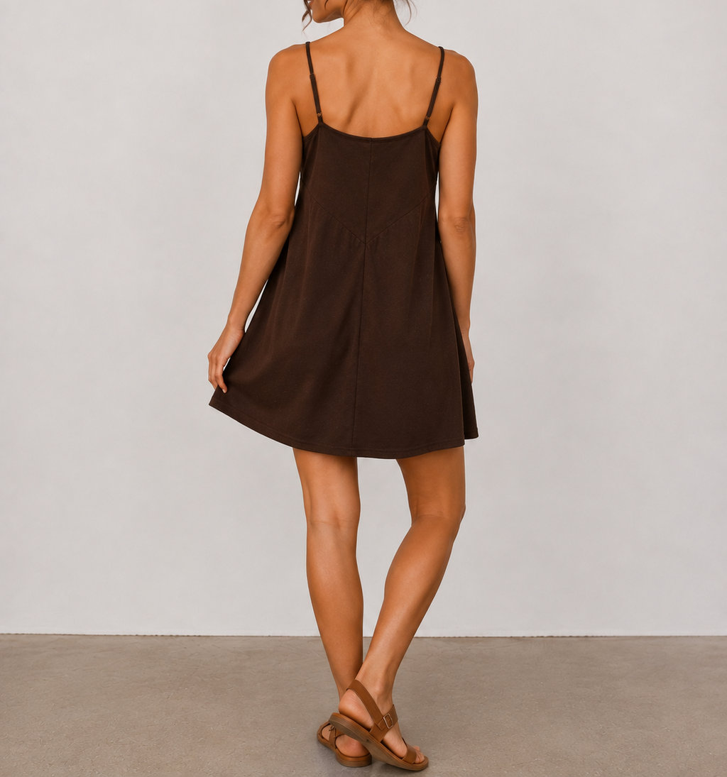 Brown Cami Dress