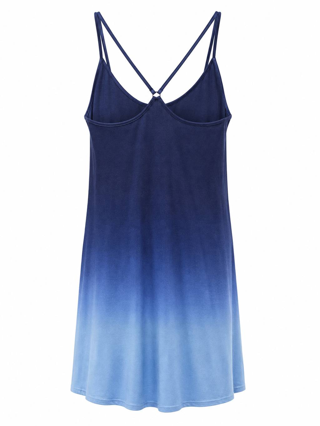 Blue Ombre Strappy Dress