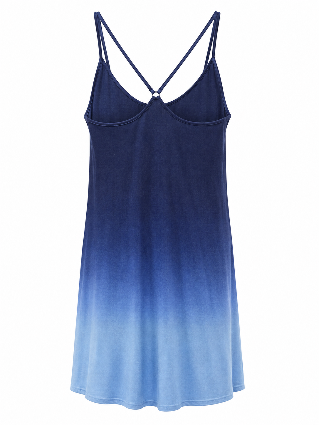 Blue Ombre Strappy Dress