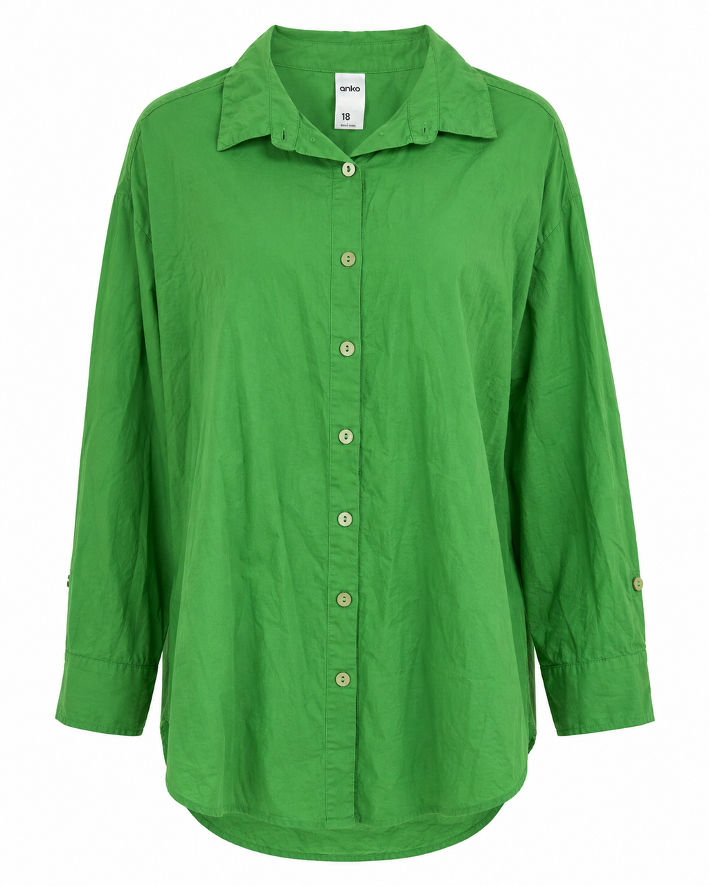 Anko Green Button Up Shirt