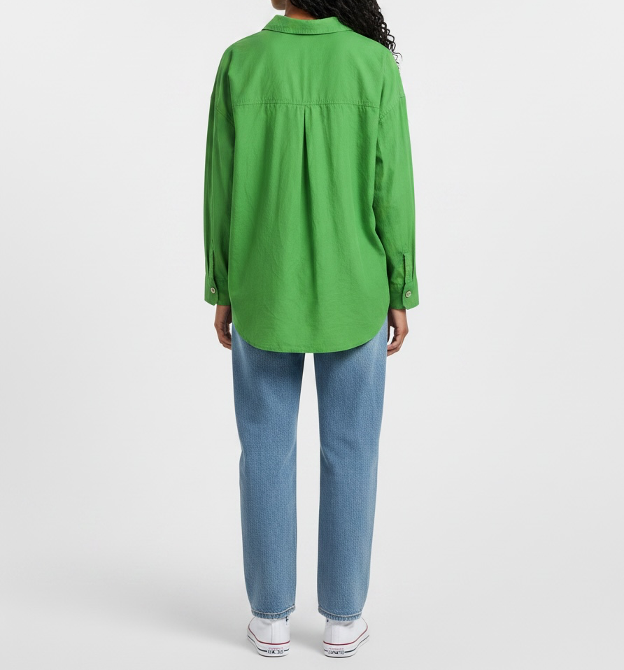 Anko Green Button Up Shirt