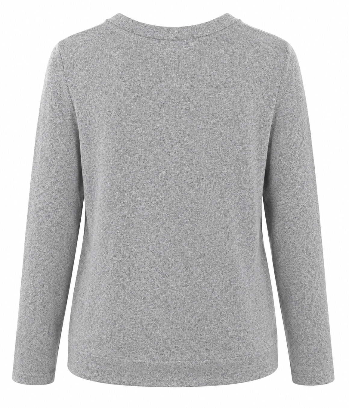 Grey Button Detail Sweater