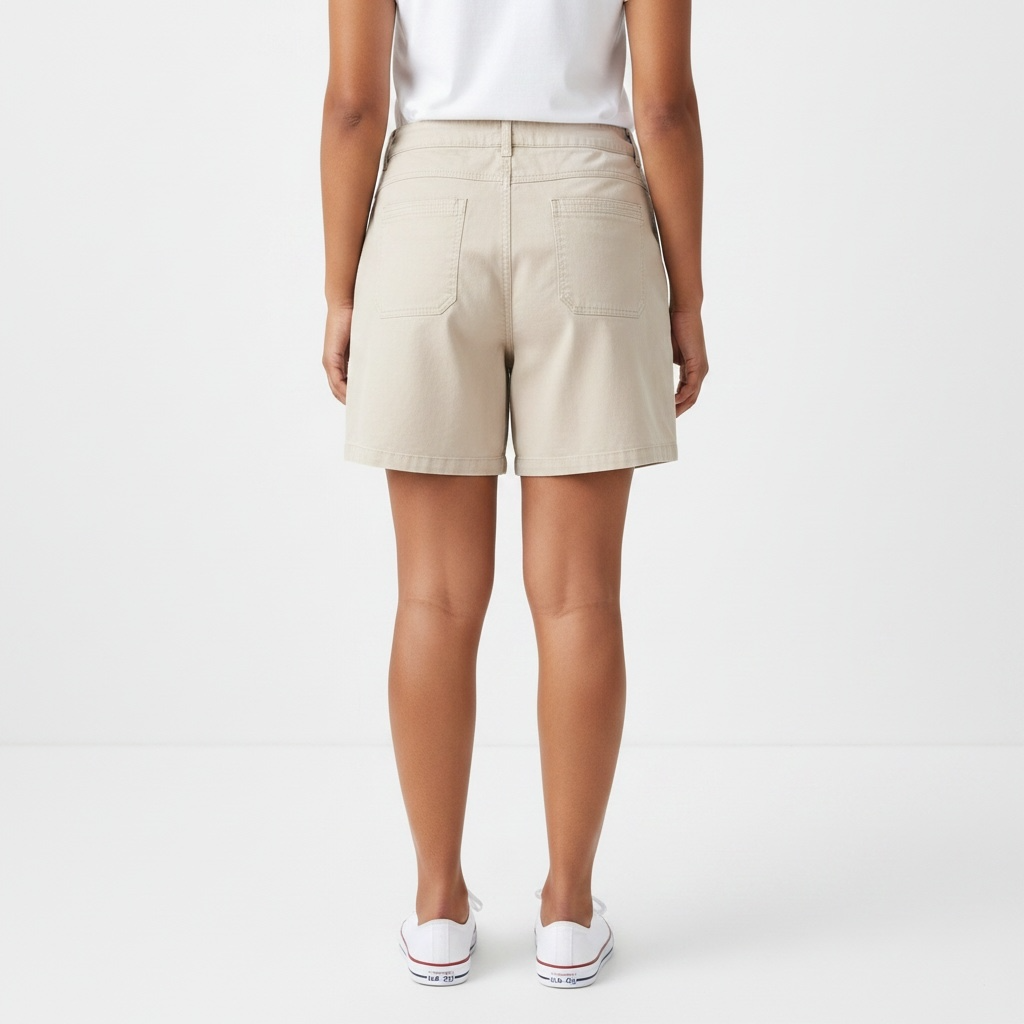 Beige Bermuda Shorts