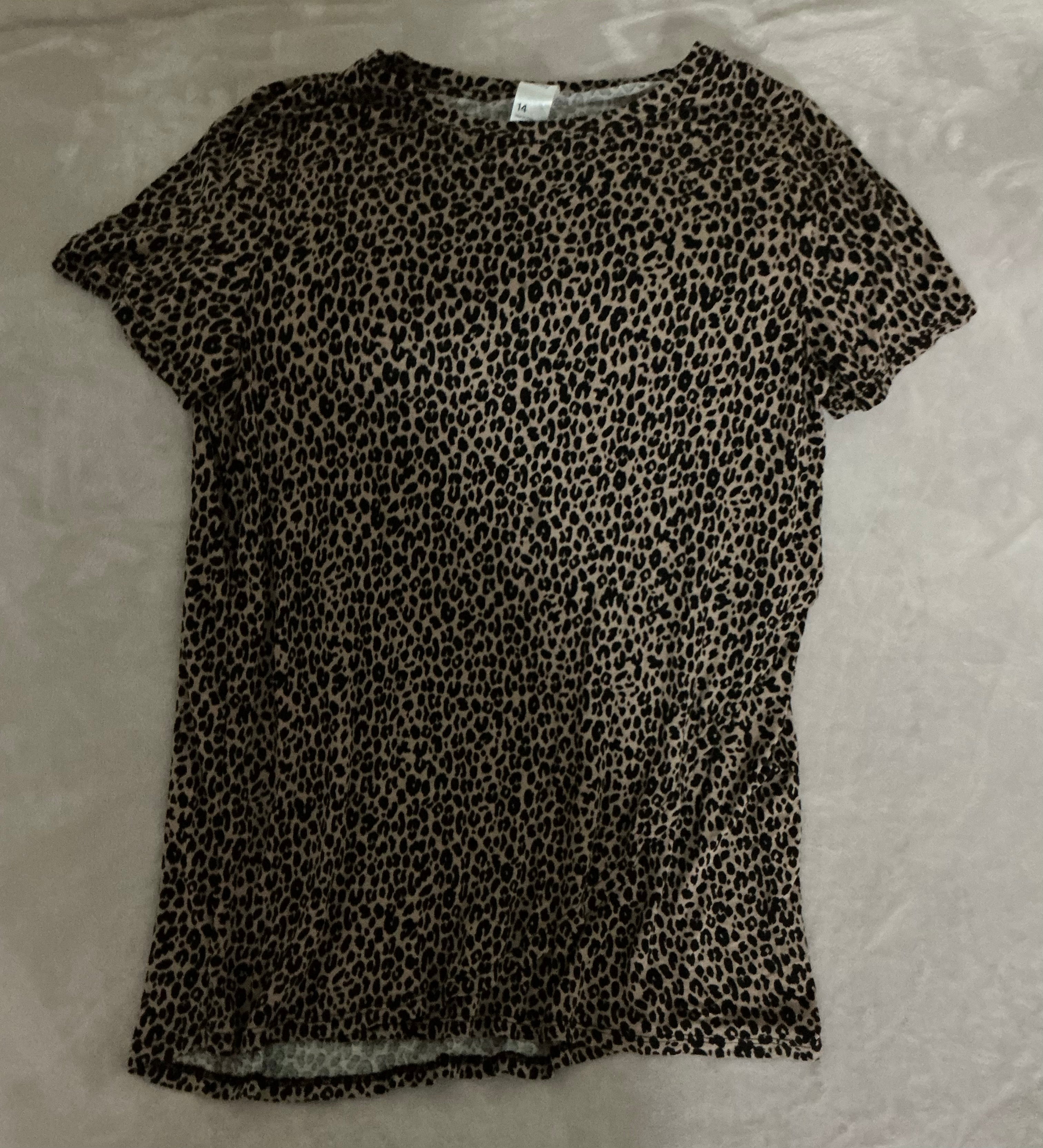 ANKO Leopard Print Maternity t-Shirt