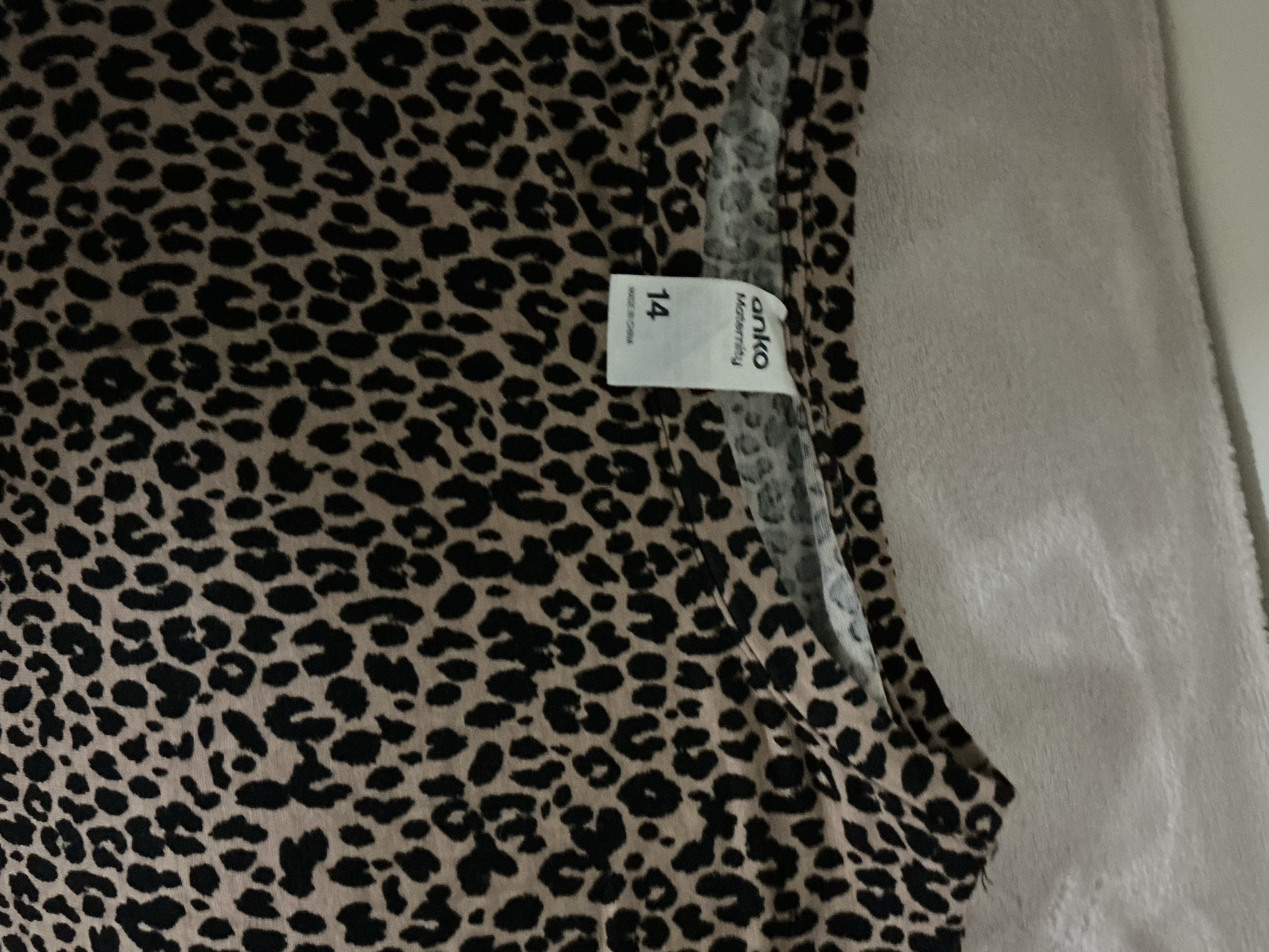 ANKO Leopard Print Maternity t-Shirt