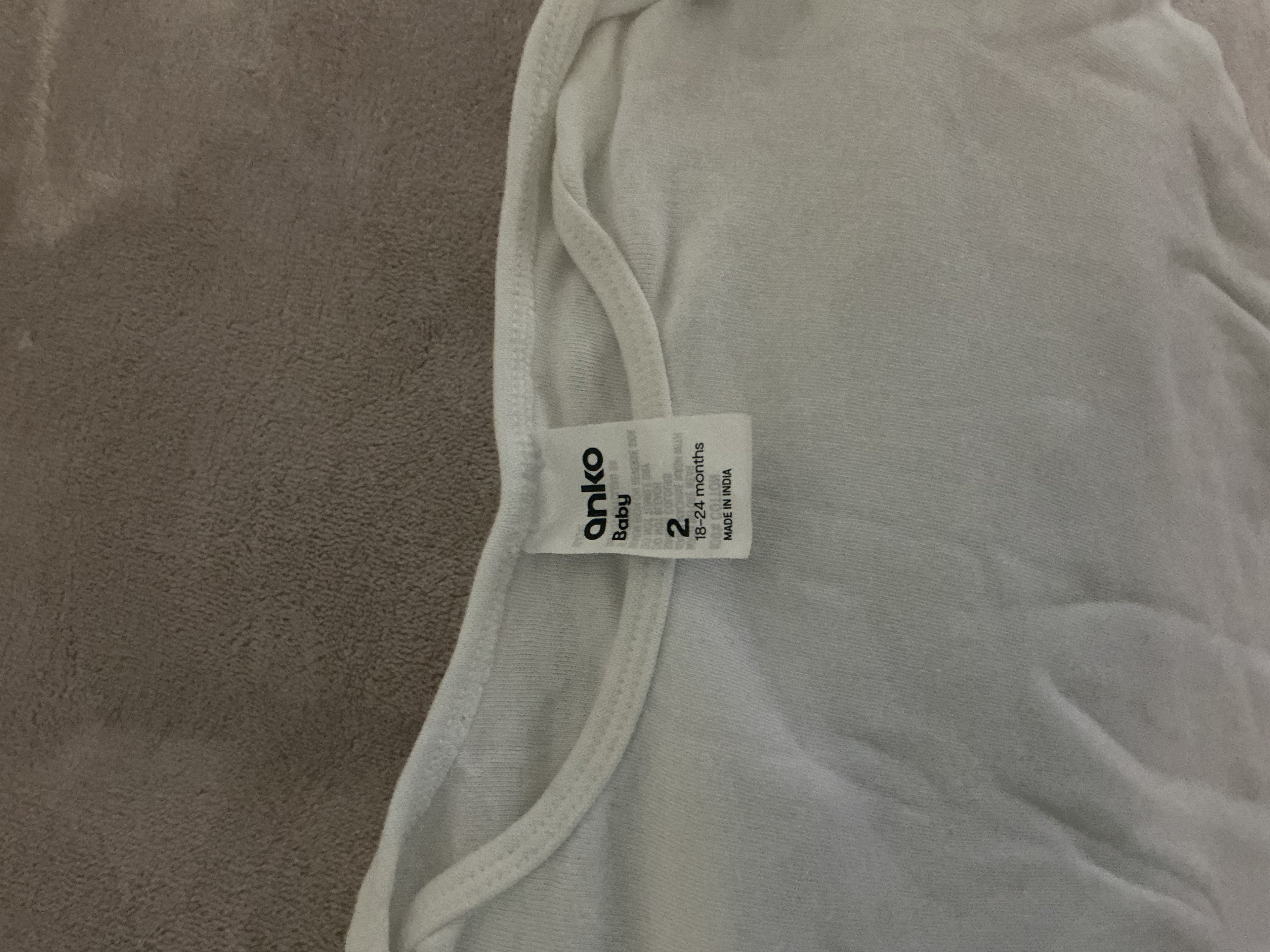 Anko White Baby Bodysuit