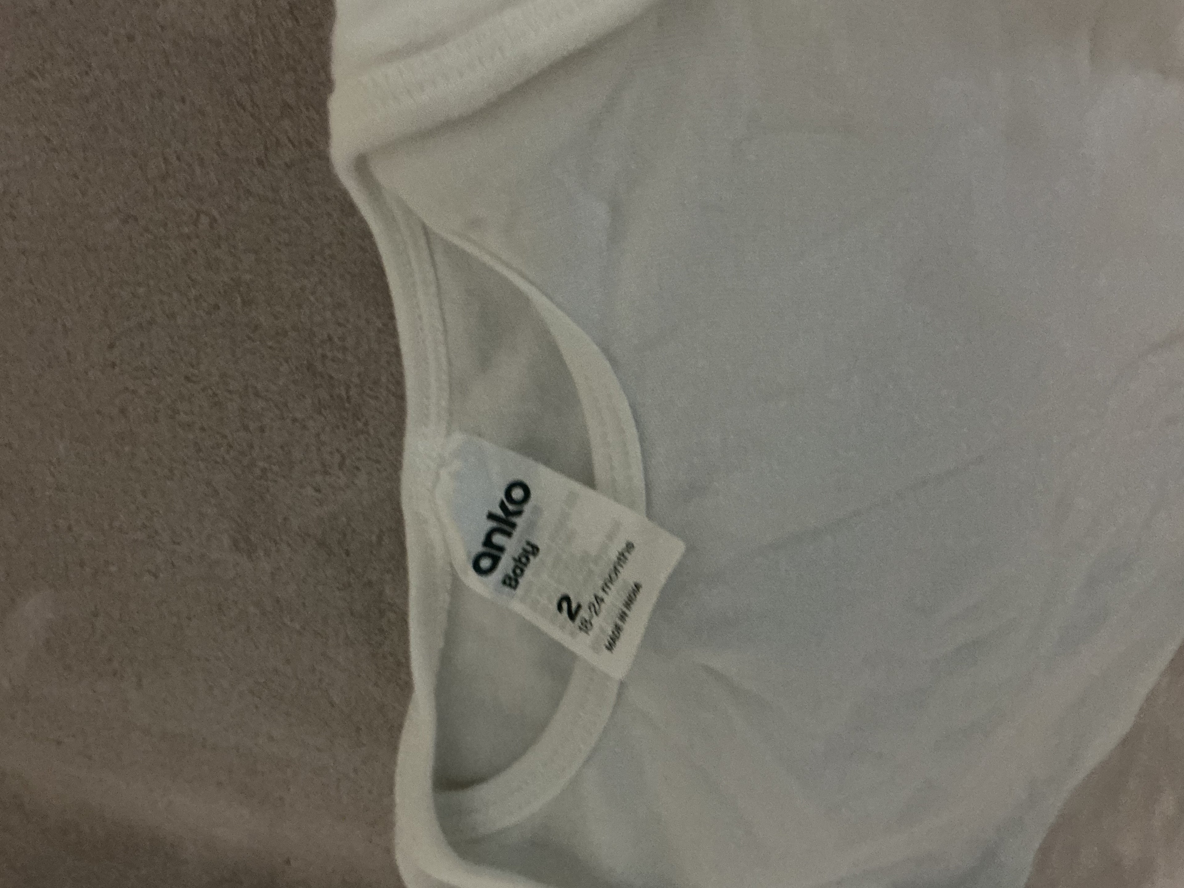 Anko White Baby Bodysuit